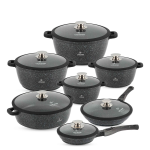 سرویس قابلمه 24 پارچ گرانیتی لایف اسمایل مدل LIFEP7S-24-BLACK